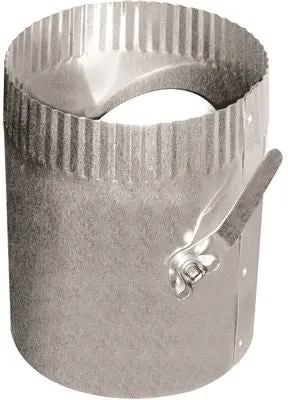 Imperial Volume Damper With Sleeve, Galvanized, 4" 1