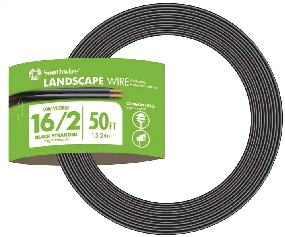 Southwire 16-26 Low Voltage Landscape Cord 16-2 100Ft Black 1