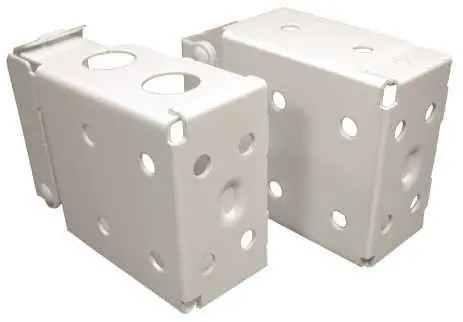 Mini Blind Installation Bracket For 2 In. Faux Wood Blind White 1