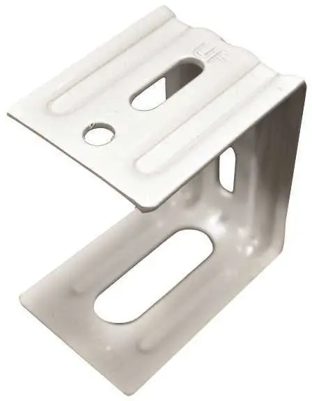Mini Blind Center Support Bracket With Screws For 2 In. Faux Wood Blind, Set Includes 1 Bracket And 3 Screws 1