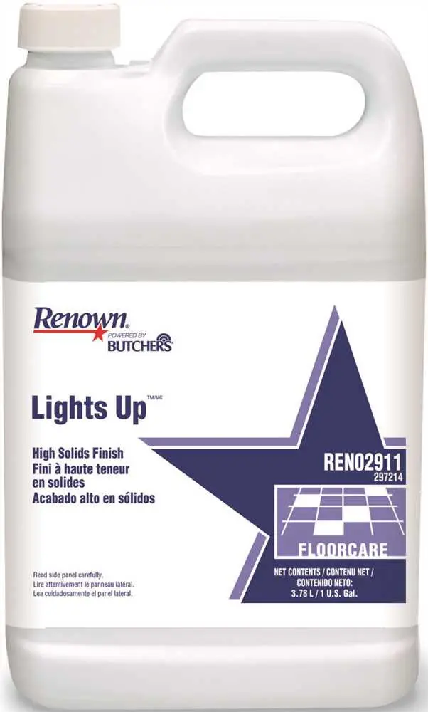 Renown&Reg; Powered By Butchers&Reg; Lights Up High Solids Floor Finish Gallon 1