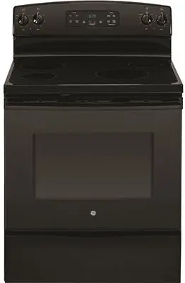 Ge&Reg; Free-Standing Electric Range, Self-Cleaning, 30 In., 5.3 Cu. Ft., Black 1