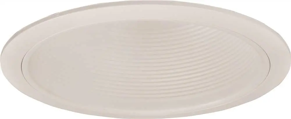 Monument Recessed Lighting 6 In. White Metal Baffle With Trim White 1