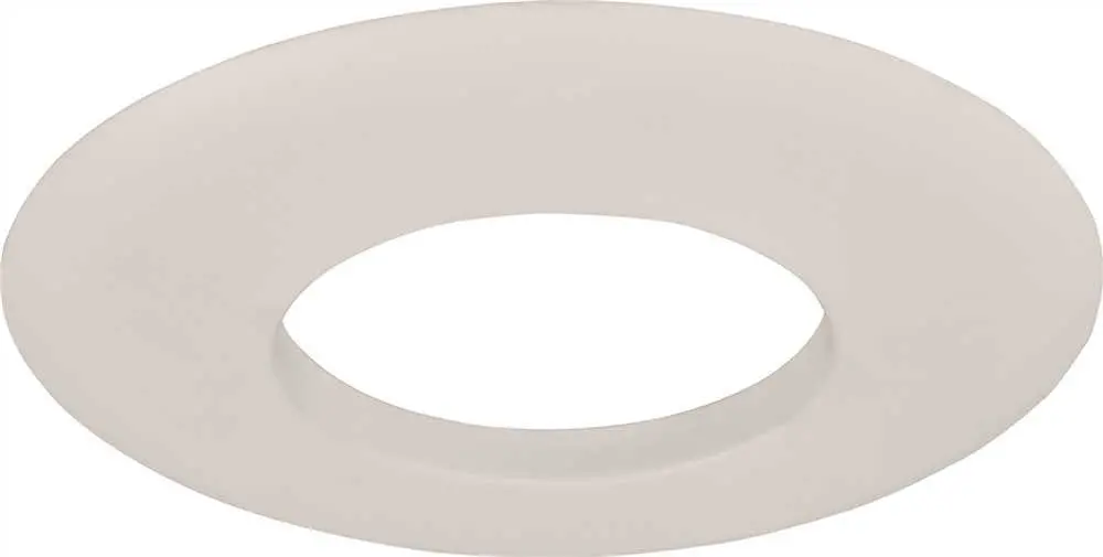 Monument Recessed Lighting 6 In. White Metal Open Trim Ring 1