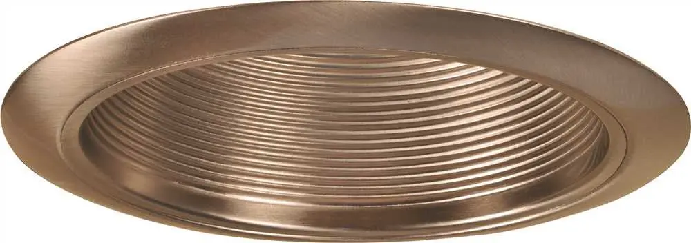 Monument Recessed Lighting 6" Bronze Baffle With Bronze Trim Ring 1