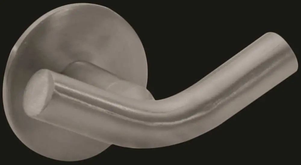 Wingits Modern Elegance&Trade; Double Robe Hook, Satin Finish 1