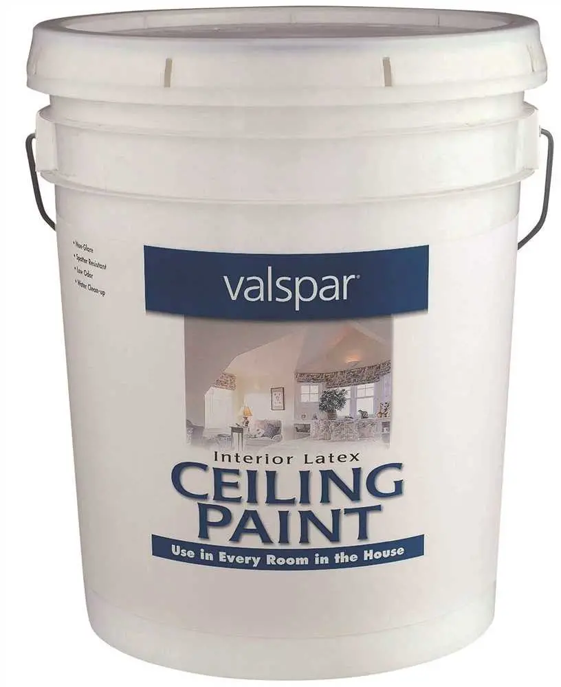 Valspar Interior Latex Ceiling Paint White, 5 Gallon 1
