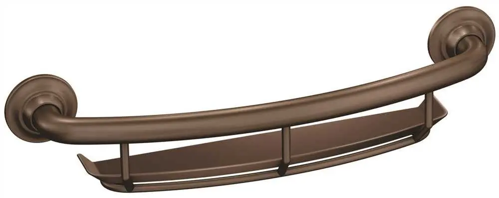 Moen Csi Grab Bar 16 In. Old World Bronze With Accessories 1
