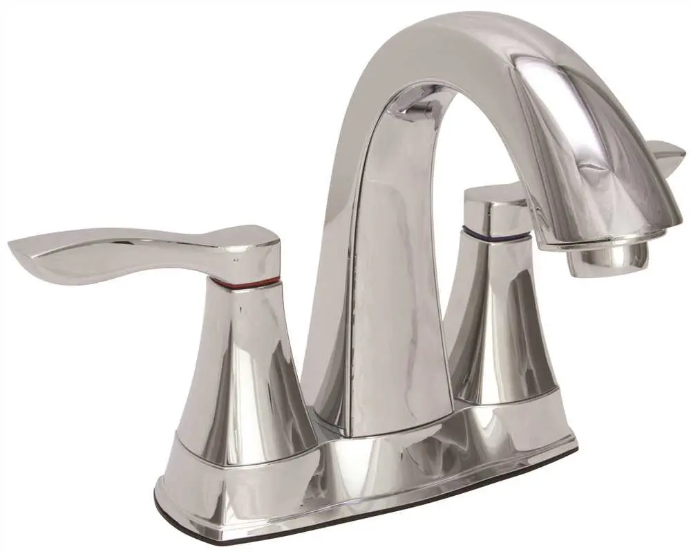 Premier Waterfront Lavatory Faucet 2 Handle Chrome Less Popup 1