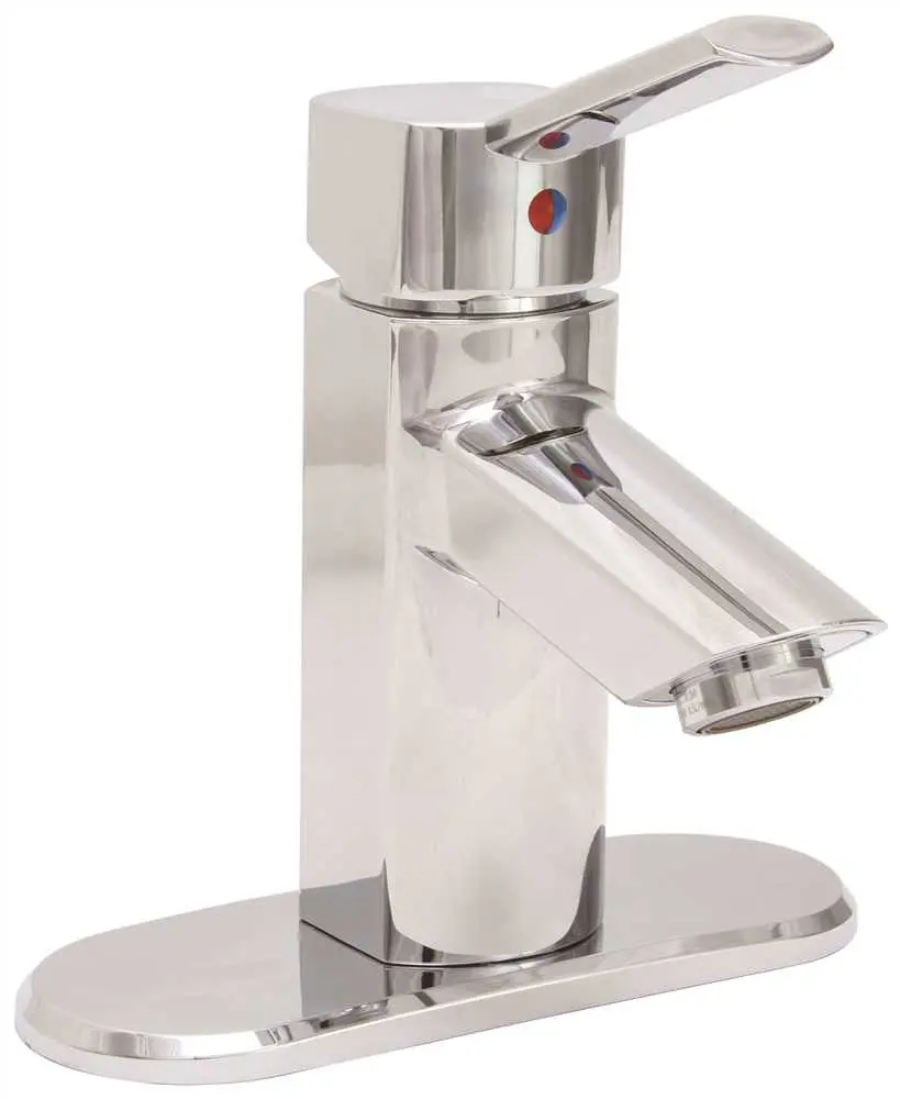 Premier Waterfront Lavatory Faucet Single Handle Chrome Less Popup 1