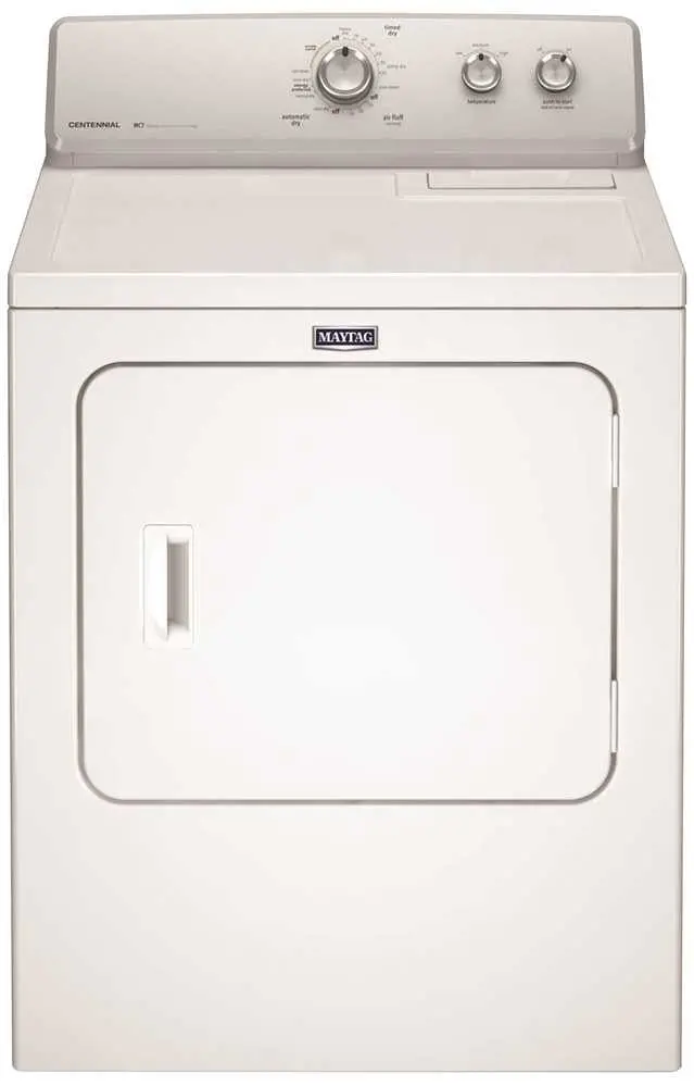 Maytag&Reg; 7.0 Cu Ft. Large Capacity Electric Dryer , Wrinkle Control, White 1