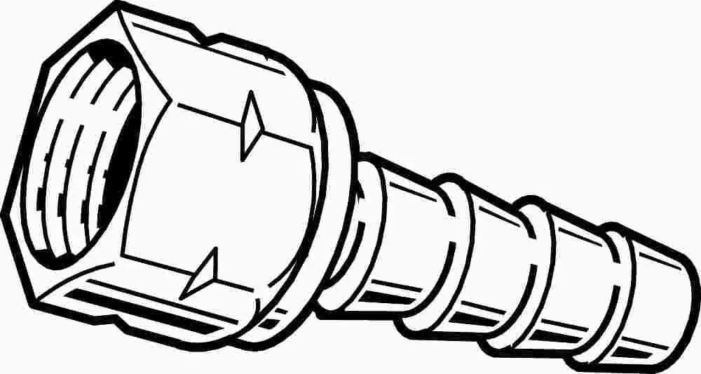 Proplus&Reg; Brass Hose Barb Adapter Swivel, 1-4 In. X 3-8 In. Fip 1