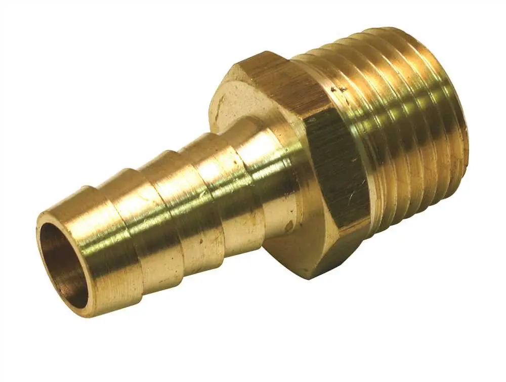 Proplus&Reg; Brass Hose Barb Adapter, 1-2 In. X 1-2 In. Mip 1