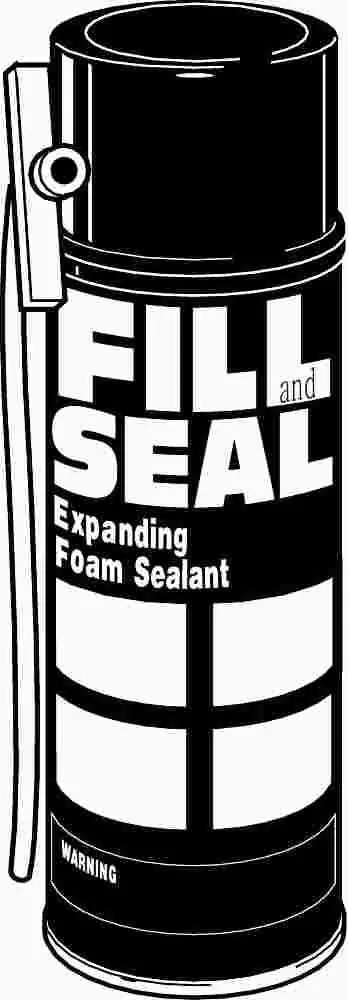 Fill And Seal Expanding Foam Sealant, 12 Oz. 1
