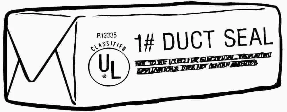 Duct Seal Compound 1 Lb 1