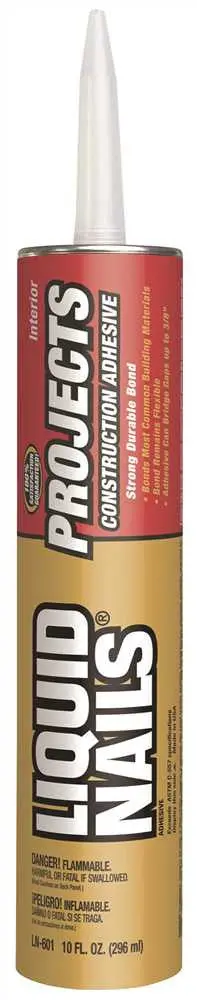 Liquid Nails&Reg; Cartridge 10.5 Oz . 1