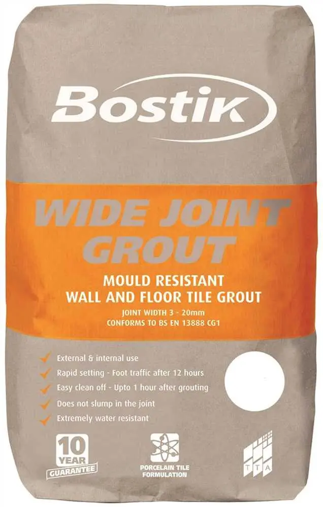 Joint Filler Floor Grout 25 Lb Bag White 1
