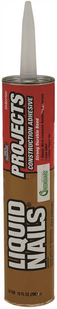 Liquid Nails&Reg; Interior Projects Adhesive, Latex, Low Voc 1