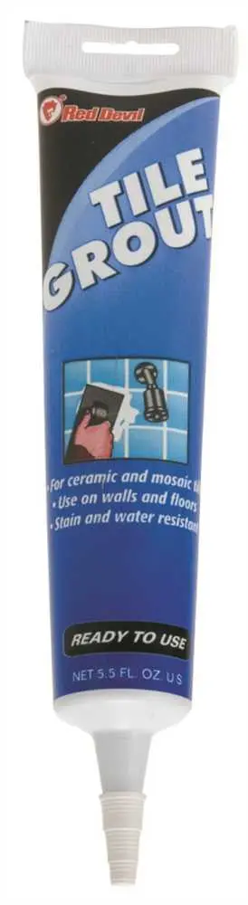 Easy Solutions Pre-Mixed Tile Grout Repair Squeeze Tube 5.5 Oz. 1