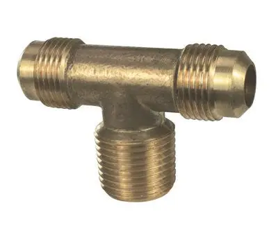 Proplus&Reg; Brass Flare Tee, 1-2 In. X 1-2 In. Mip 1