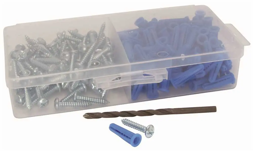 Hodell-Natco Wall Anchors Kit With #10 Phillips-Slotted Screws 1