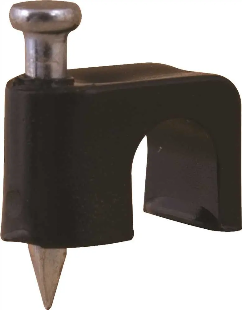 Coax Strap Black 1-4 In. Masonary 1