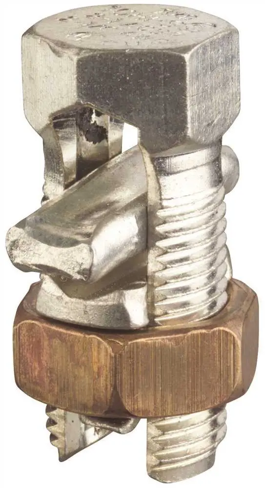 Aluminum And Copper Wire Split Bolt Connector For #2-9 Stranded Aluminum 1