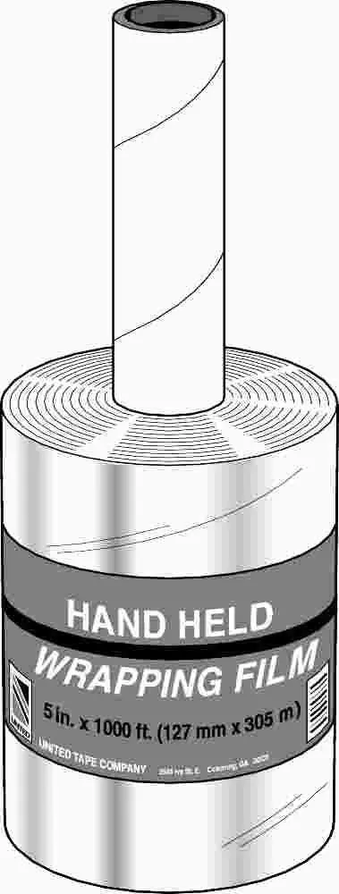 Hand Held Wrapping Film 5" X 1000' 1