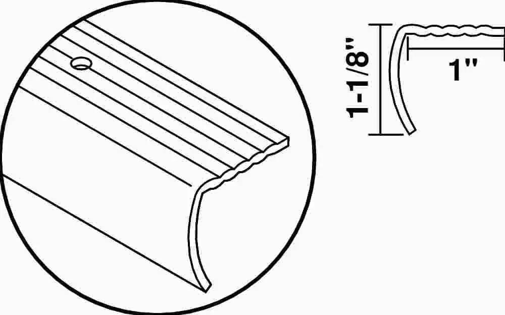 Aluminum Stair Nosing 1