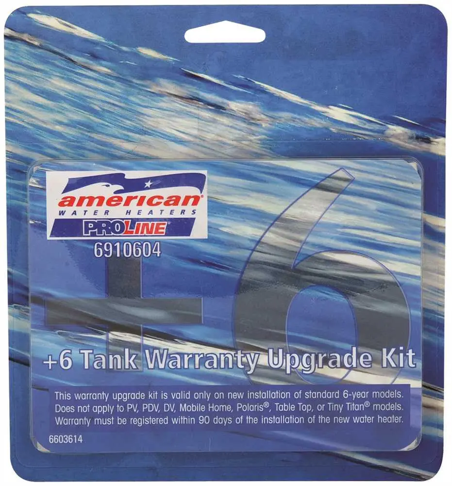 Premier Plus Water Heater 6 Year Warranty Upgrade Kit 1