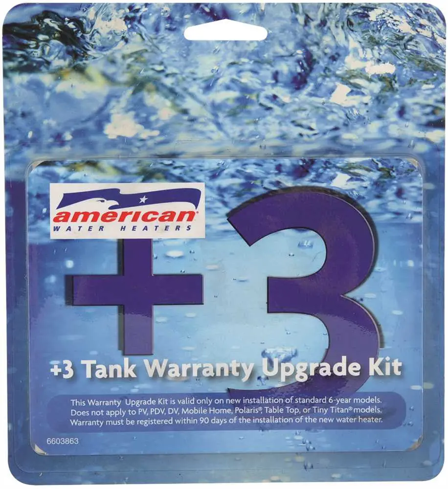 Premier Plus Water Heater 3 Year Warranty Upgrade Kit 1