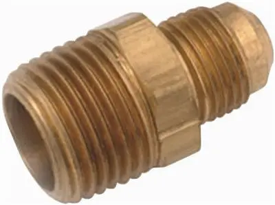Proplus&Reg; Brass Flare Connector, 1-4 In. X 1-8 In. Mip 1