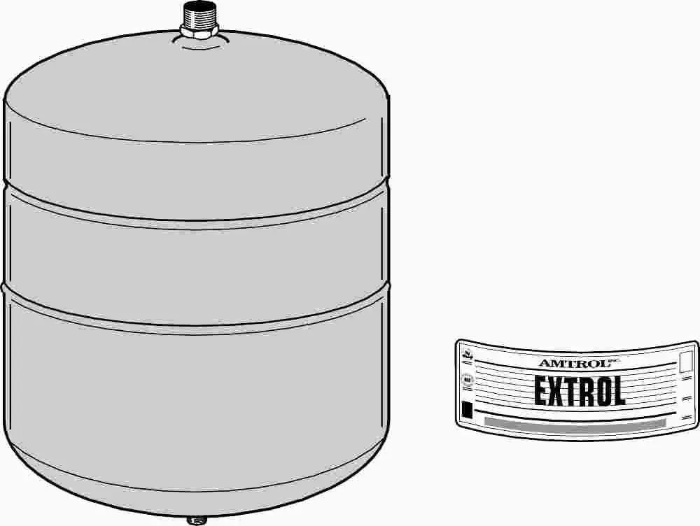 Watts&Reg; Hydronic Expansion Tank, Model #Etx-15, 2.1 Gallon, 1-2" Ips 1