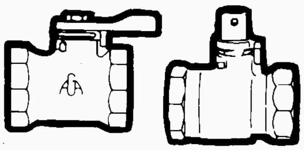 Premier Gas Appliance Ball Valve, Lever Handle, 1-2 In. Fip 1