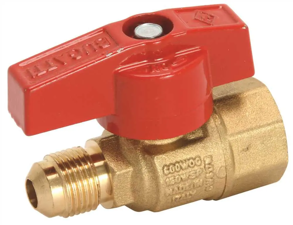 Premier Gas Ball Valve Fip X Flare 1-2" X 3-8" 1