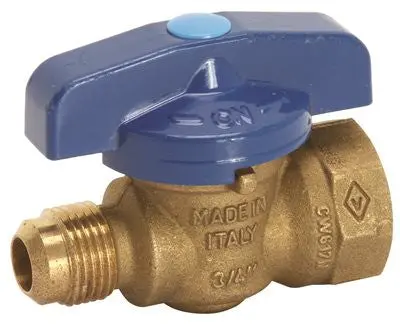 Safety Stop Gas Ball Valve 3-4" Fip X 1-2" Flare 1