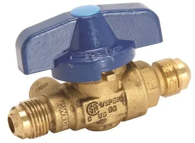 Safety Push Gas Ball Valve 3-8" Fip With Side Tap 1