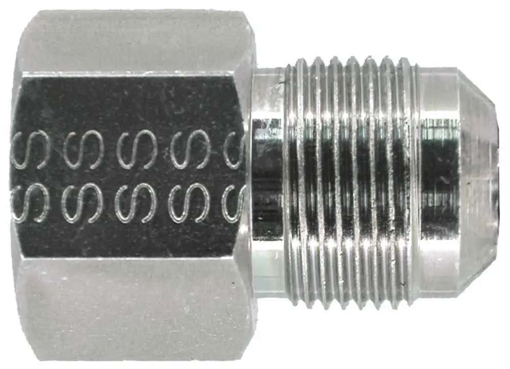 Stainless Steel Gas Connector Adapter, 1-2 In. Fnpt X 5-8 In. Male Flare 1