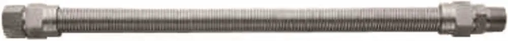Gas Connector Stainless Steel 1-2" Fip X 1-2" Mip X 24" 1