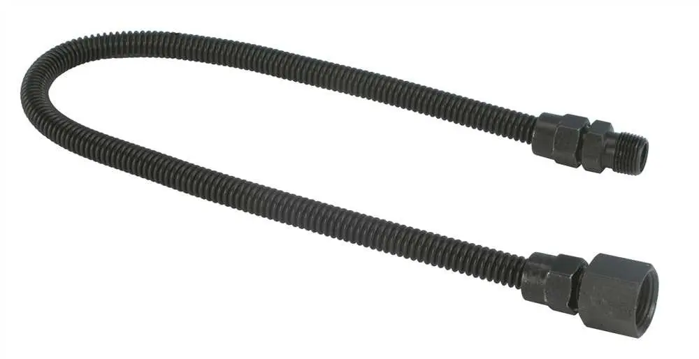 Gas Connector Hearth 3-8" Mip X 1-2" Fip X 24" 1