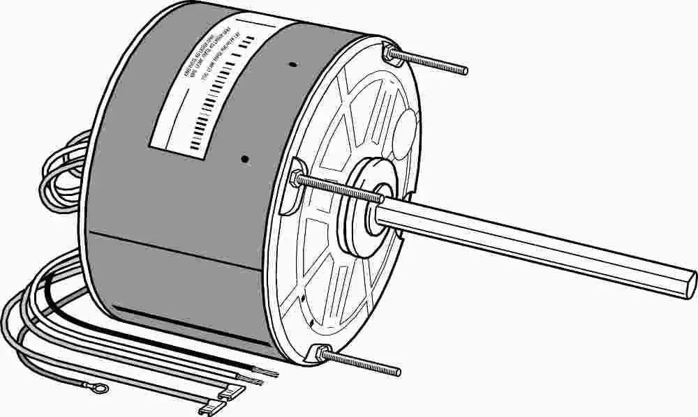 Century&Reg; Direct Drive Blower Psc Motor, 1-4 Hp 4.6 Amps 1