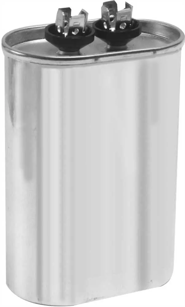 Oval Motor Run Capacitor, 10 Mfd, 370 Vac 1