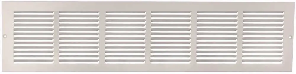 Side Return Air Grille 30" X 6" White 1