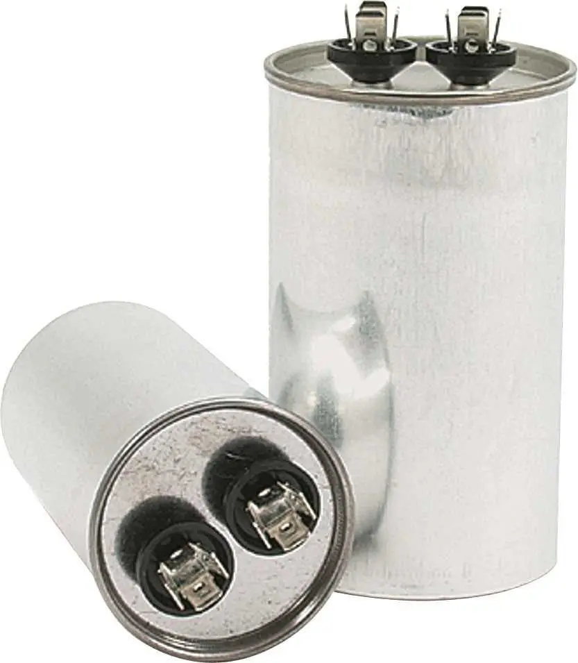 Round Motor Run Capacitor, 15 Mfd, 440 Vac 1