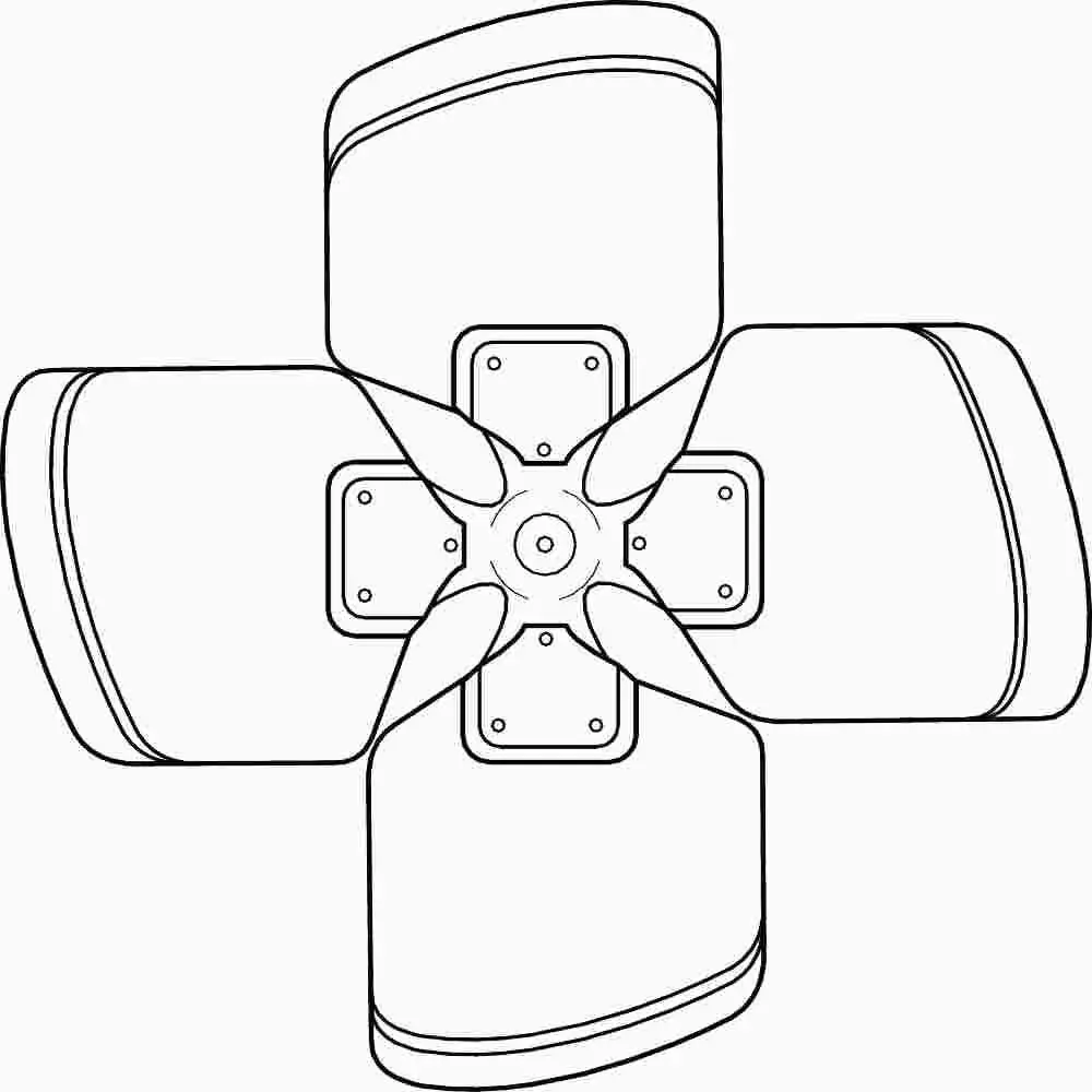 Fan Blade 12" Cw4 1