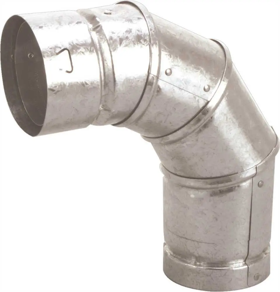 Gas Vent Type B, 3 In X 90 Deg Elbow 1