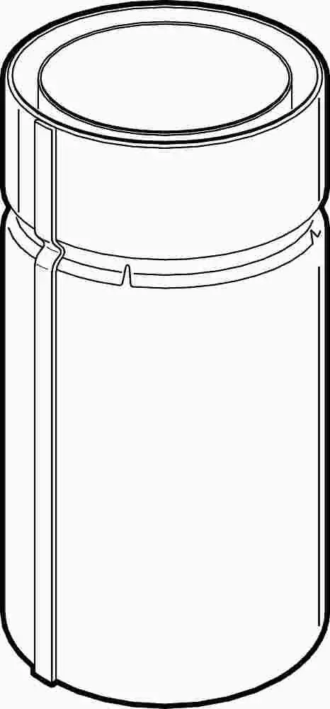 Gas Vent Type B, 3 In Universal Female Adaptor 1
