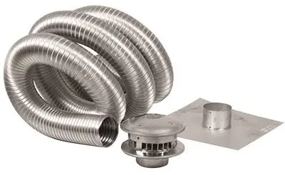 Gas Vent Type B, 4 In X 35 Ft Chimney Kit 1