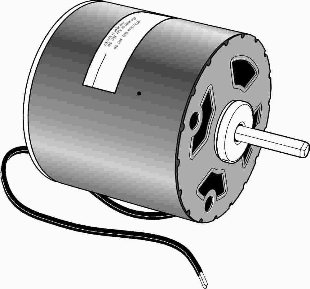 Ge2742 1-8 Hp 208 Volt Motor 1
