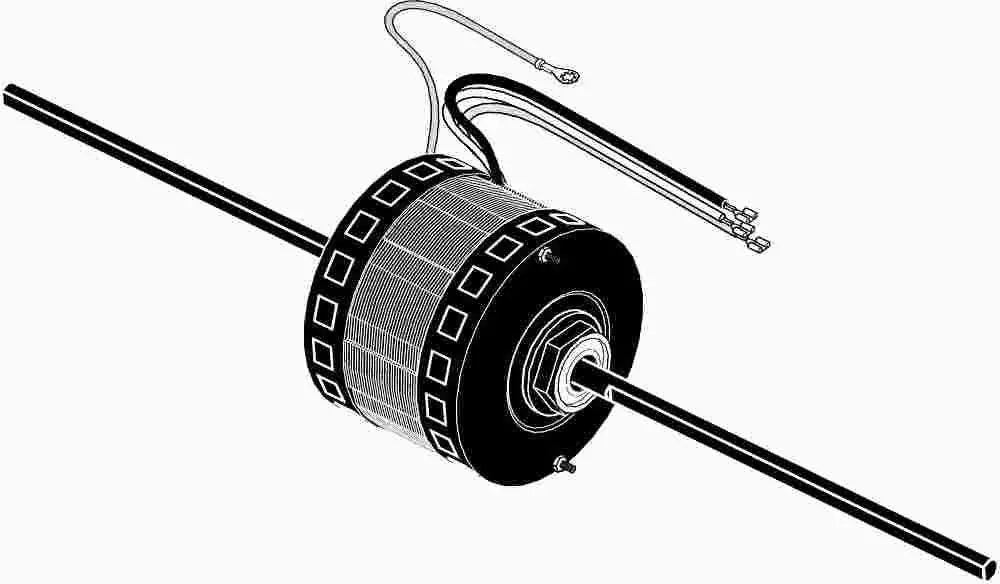 Century&Reg; Blower Motor Double Shaft 1-5 Hp 1